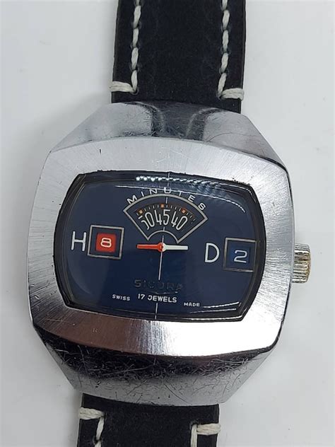 sicura breitling jump hour watch|SICURA (BREITLING) JUMP HOUR DIGITAL 1970's .